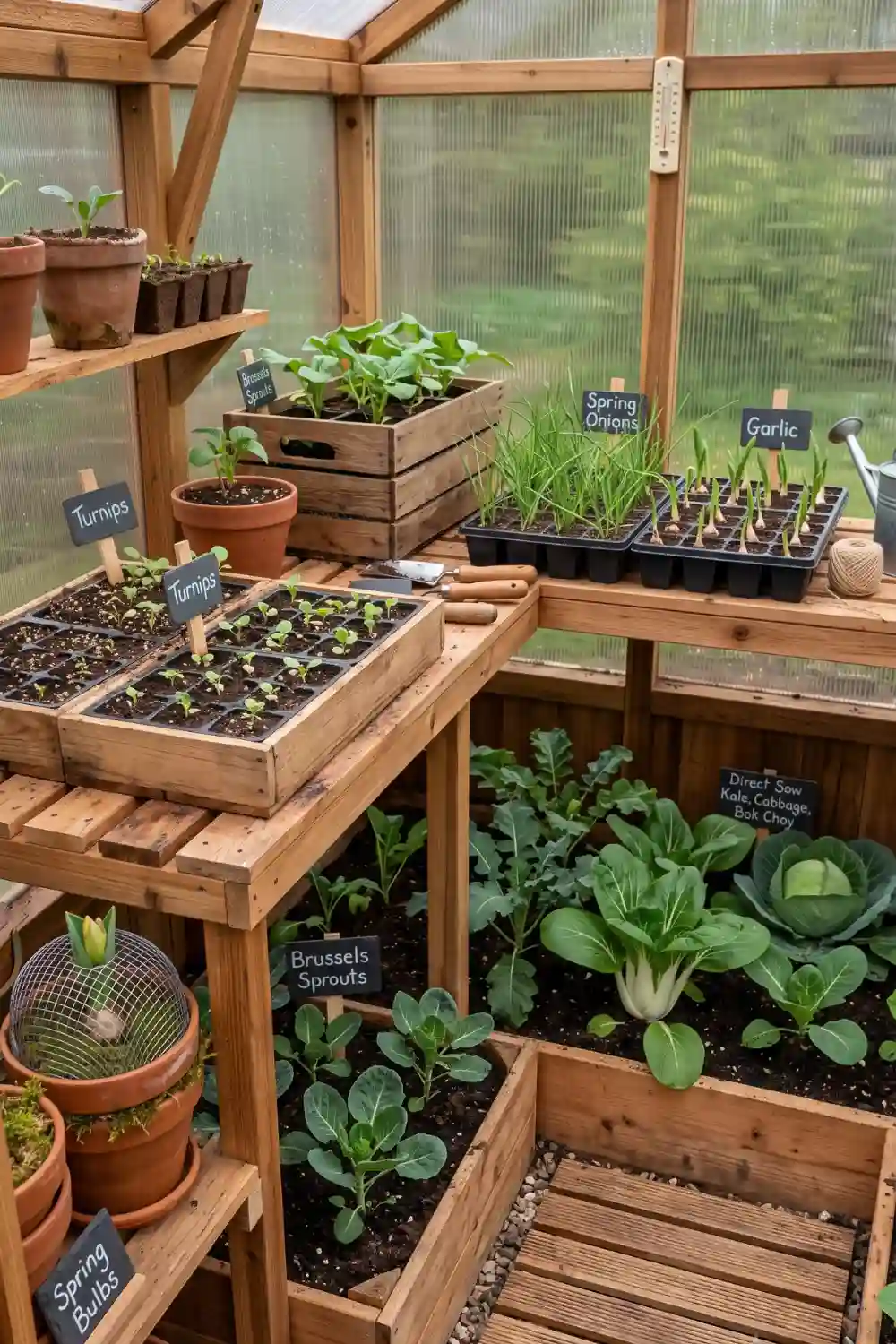 greenhouse gardening (2) greenhouse with seedlings