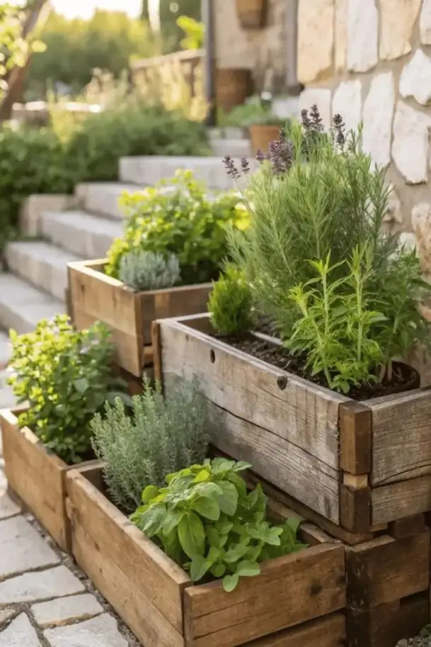 herb-garden-crates herb garden crates