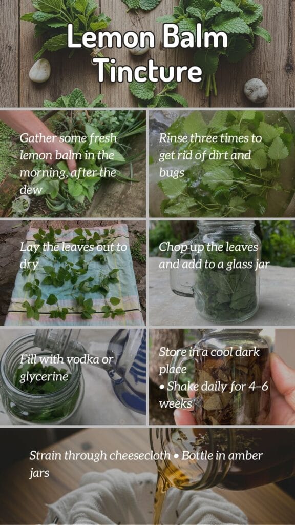 lemon-balm-tincture-infographic lemon balm tincture infographic