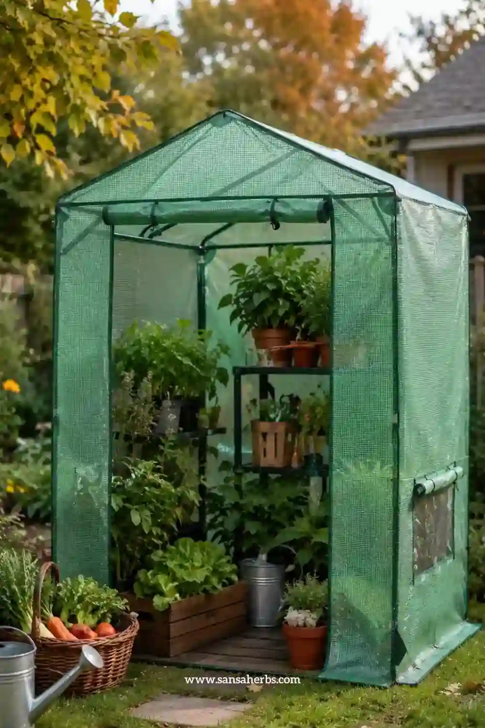 september-greenhouse 6x6 Pop Up Greenhouse Outdoor