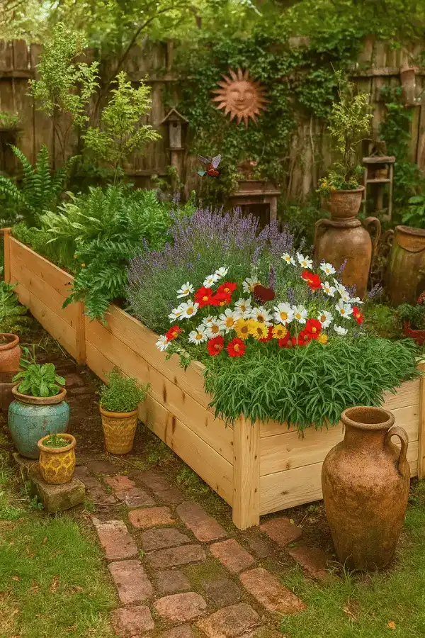 wood-raised-garden-bed wood raised garden bed ideas on a budget